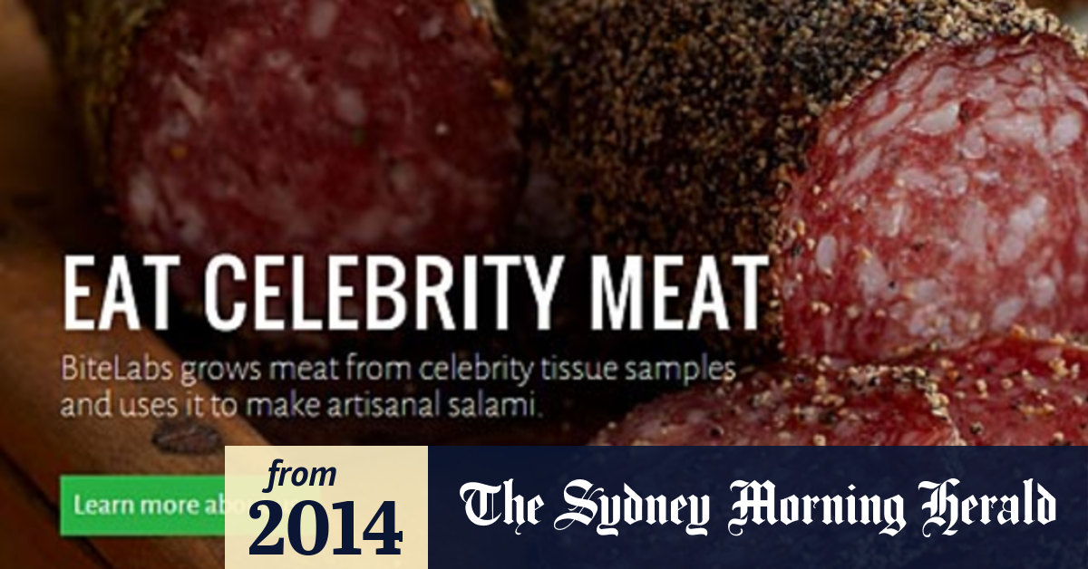 BiteLabs website claims to grow 'meat' from celebrity tissue samples